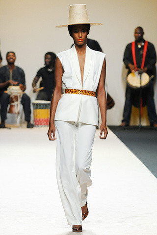 Sessilee Lopez featured in  the Duyos fashion show for Spring/Summer 2012