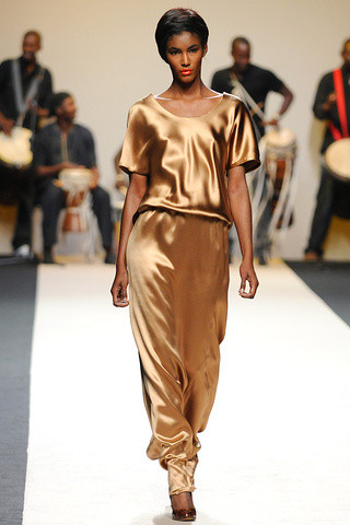 Sessilee Lopez featured in  the Duyos fashion show for Spring/Summer 2012