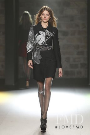 Bregje Heinen featured in  the Desigual fashion show for Autumn/Winter 2012