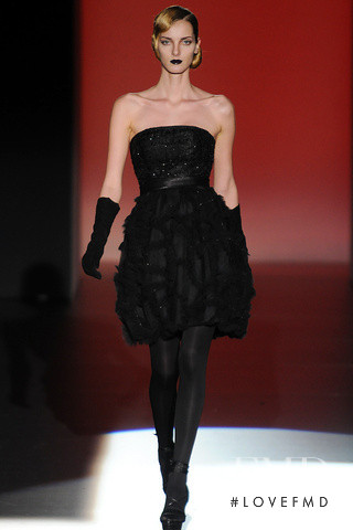 Denisa Dvorakova featured in  the Hannibal Laguna fashion show for Autumn/Winter 2012