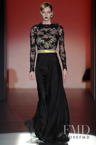 Denisa Dvorakova featured in  the Hannibal Laguna fashion show for Autumn/Winter 2012