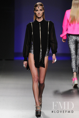 Denisa Dvorakova featured in  the Maria Escote fashion show for Autumn/Winter 2012