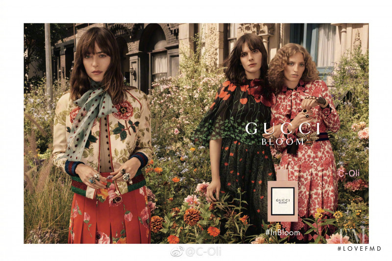 Hari Nef featured in  the Gucci Fragrance \'Bloom\' Fragrance  advertisement for Autumn/Winter 2017