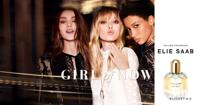 Gabby Westbrook-Patrick featured in  the Elie Saab \'Girl of Now\' Fragrance advertisement for Pre-Fall 2017