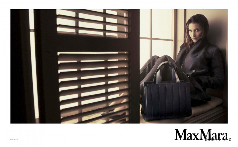 Bella Hadid featured in  the Max Mara Accessories advertisement for Autumn/Winter 2017