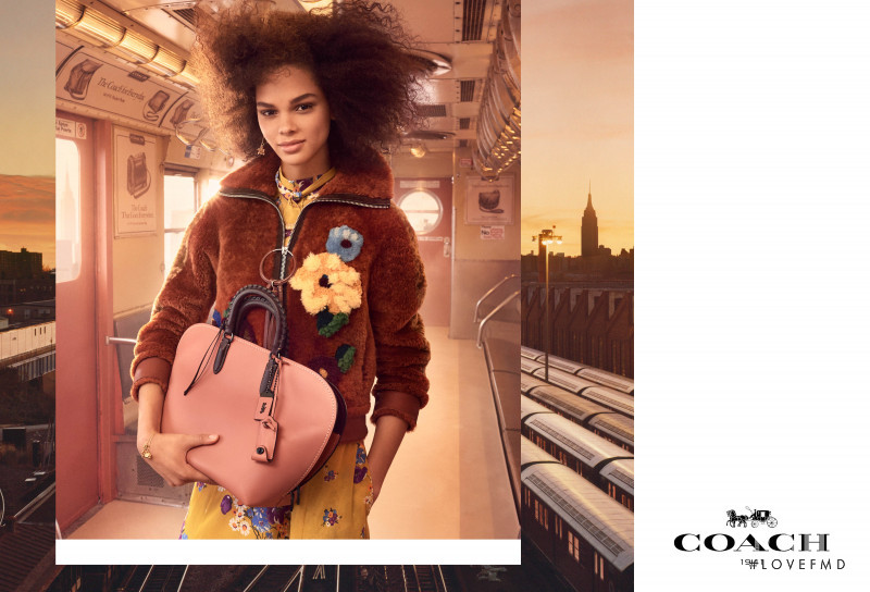 Hiandra Martinez featured in  the Coach advertisement for Autumn/Winter 2017