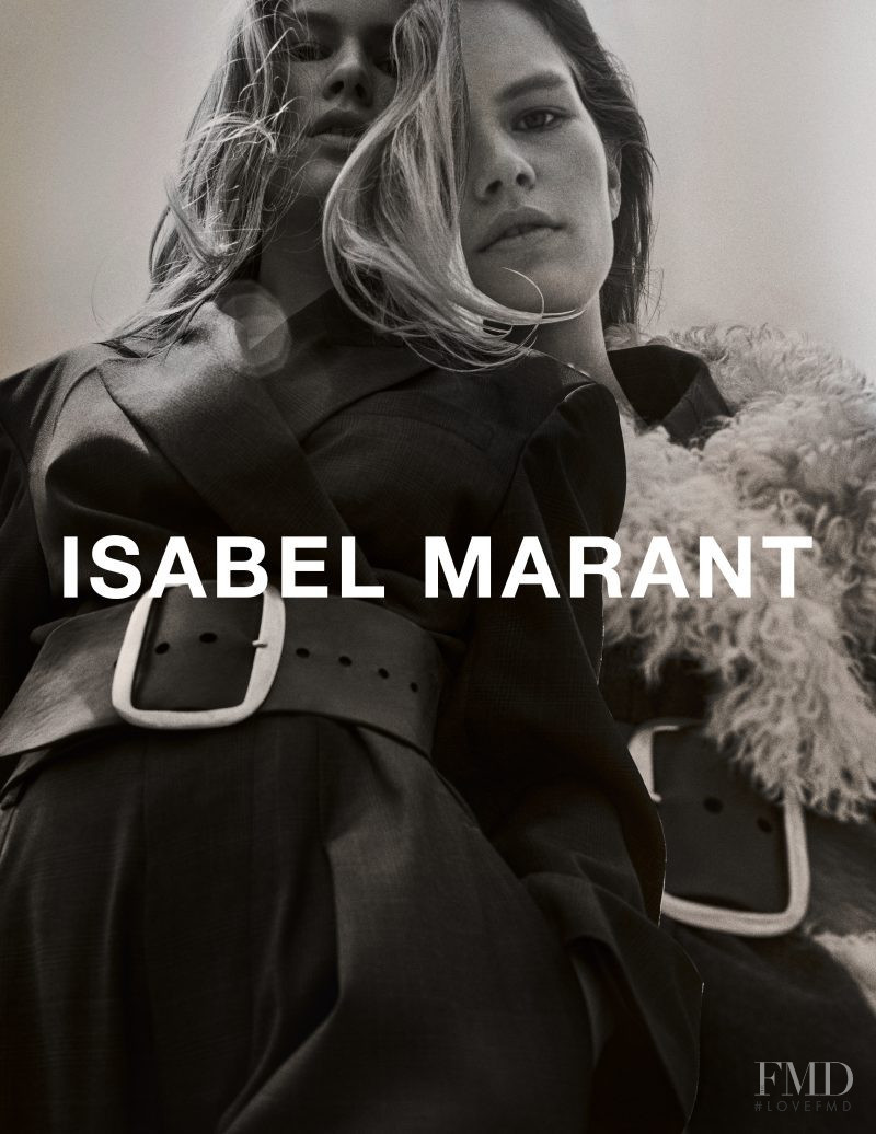 Anna Ewers featured in  the Isabel Marant advertisement for Autumn/Winter 2017