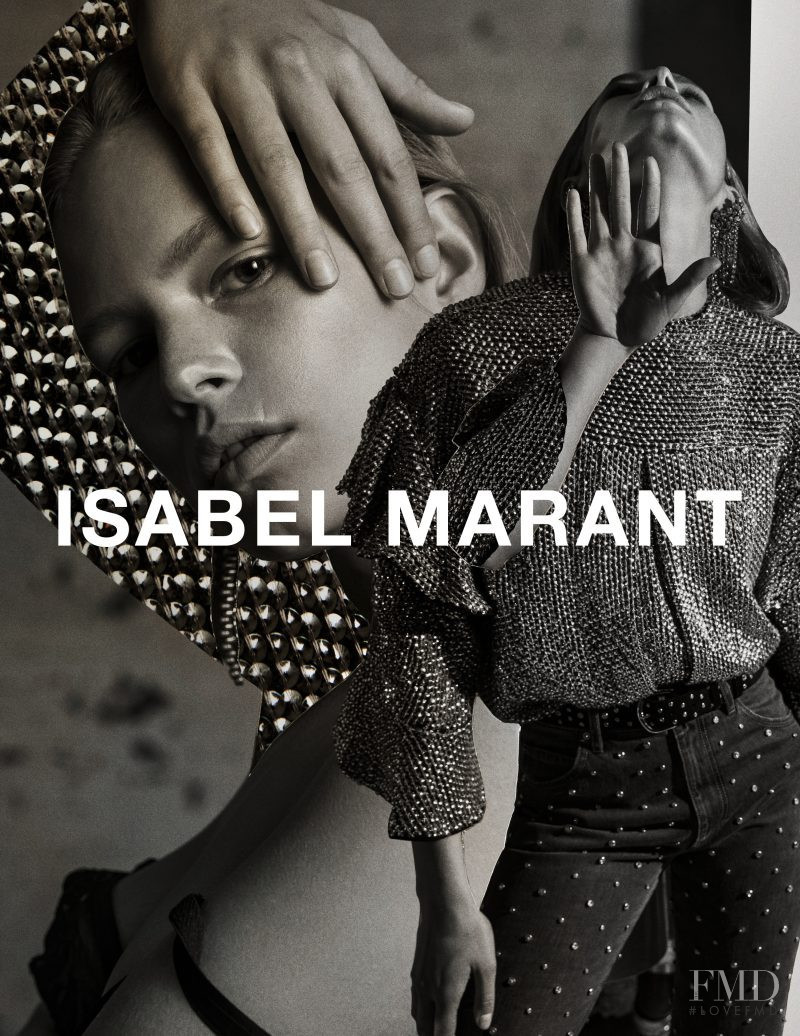 Anna Ewers featured in  the Isabel Marant advertisement for Autumn/Winter 2017