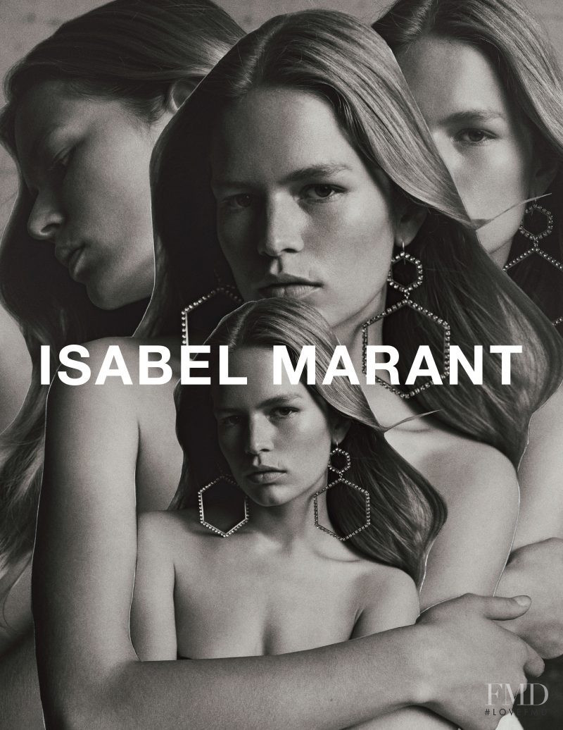 Anna Ewers featured in  the Isabel Marant advertisement for Autumn/Winter 2017