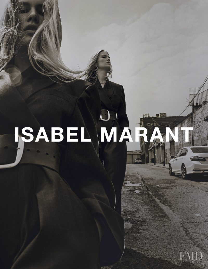 Anna Ewers featured in  the Isabel Marant advertisement for Autumn/Winter 2017