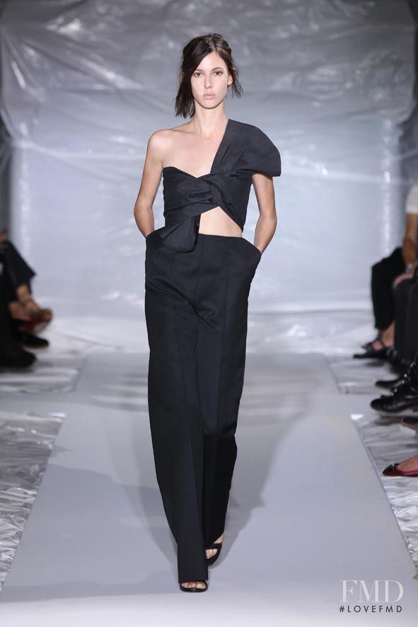Ruby Aldridge featured in  the Maison Martin Margiela fashion show for Spring/Summer 2013