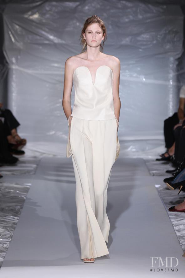 Daria Osipova featured in  the Maison Martin Margiela fashion show for Spring/Summer 2013