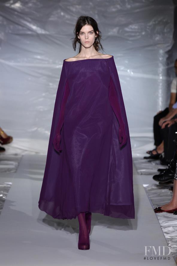 Meghan Collison featured in  the Maison Martin Margiela fashion show for Spring/Summer 2013