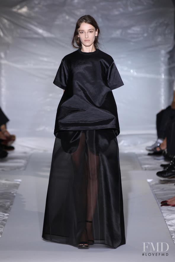 Lula Osterdahl featured in  the Maison Martin Margiela fashion show for Spring/Summer 2013