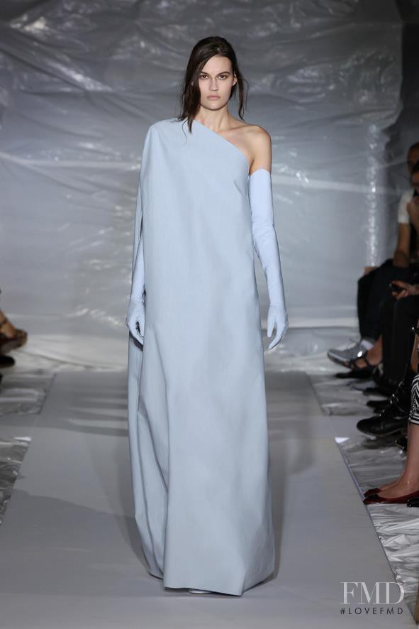 Maria Bradley featured in  the Maison Martin Margiela fashion show for Spring/Summer 2013