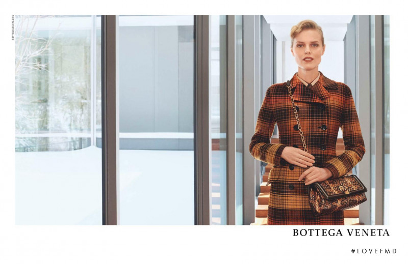 Eva Herzigova featured in  the Bottega Veneta advertisement for Autumn/Winter 2017
