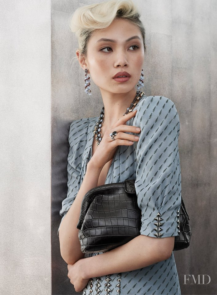 Grace Cheng featured in  the Bottega Veneta advertisement for Autumn/Winter 2017