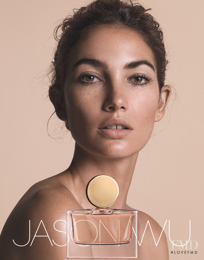 Lily Aldridge featured in  the Jason Wu \'Jason Wu\' Fragrance advertisement for Autumn/Winter 2017