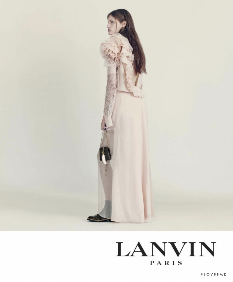 Faretta Radic featured in  the Lanvin advertisement for Autumn/Winter 2017