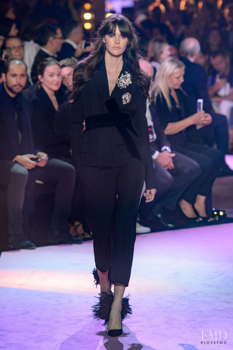 Vanessa Moody featured in  the Alexandre Vauthier fashion show for Autumn/Winter 2017