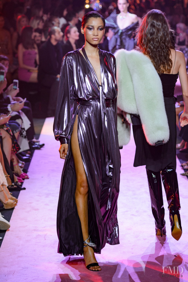 Lineisy Montero featured in  the Alexandre Vauthier fashion show for Autumn/Winter 2017