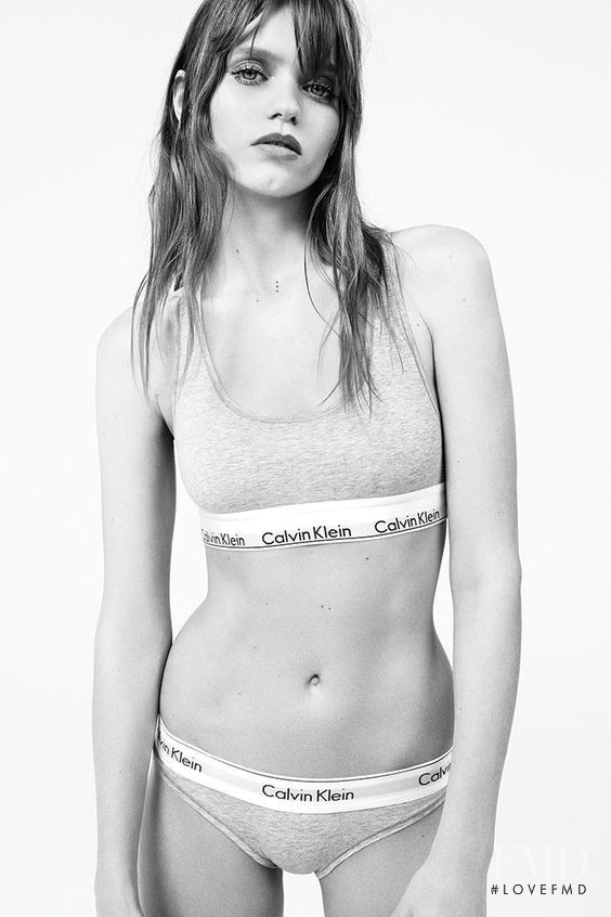 Freja Beha Erichsen featured in  the Calvin Klein Underwear advertisement for Autumn/Winter 2017