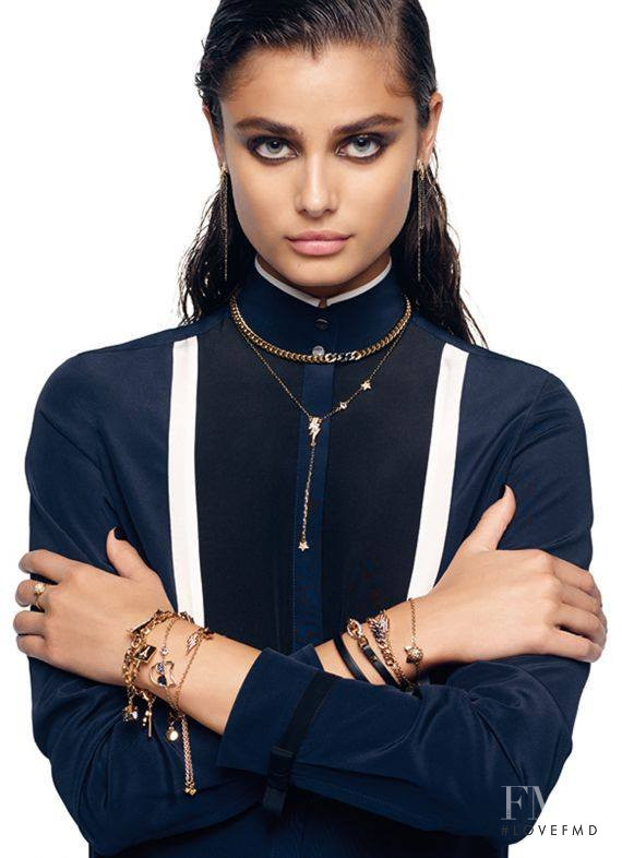Taylor Hill featured in  the Karl Lagerfeld advertisement for Autumn/Winter 2017