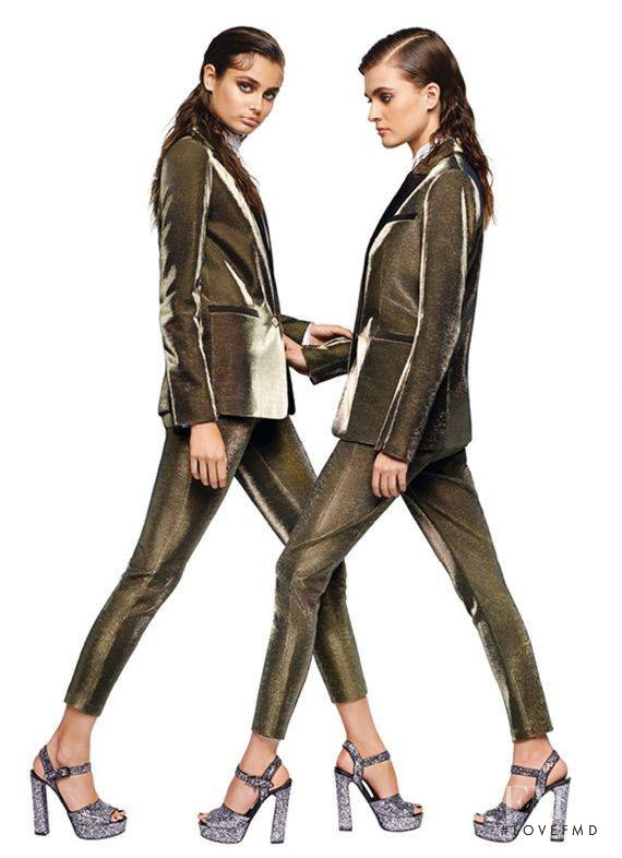 Taylor Hill featured in  the Karl Lagerfeld advertisement for Autumn/Winter 2017