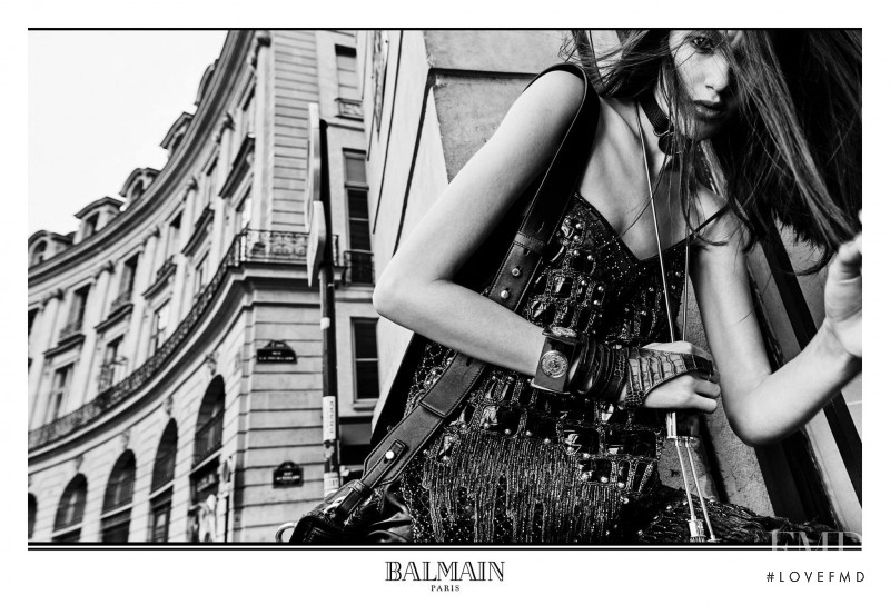 Balmain advertisement for Autumn/Winter 2017