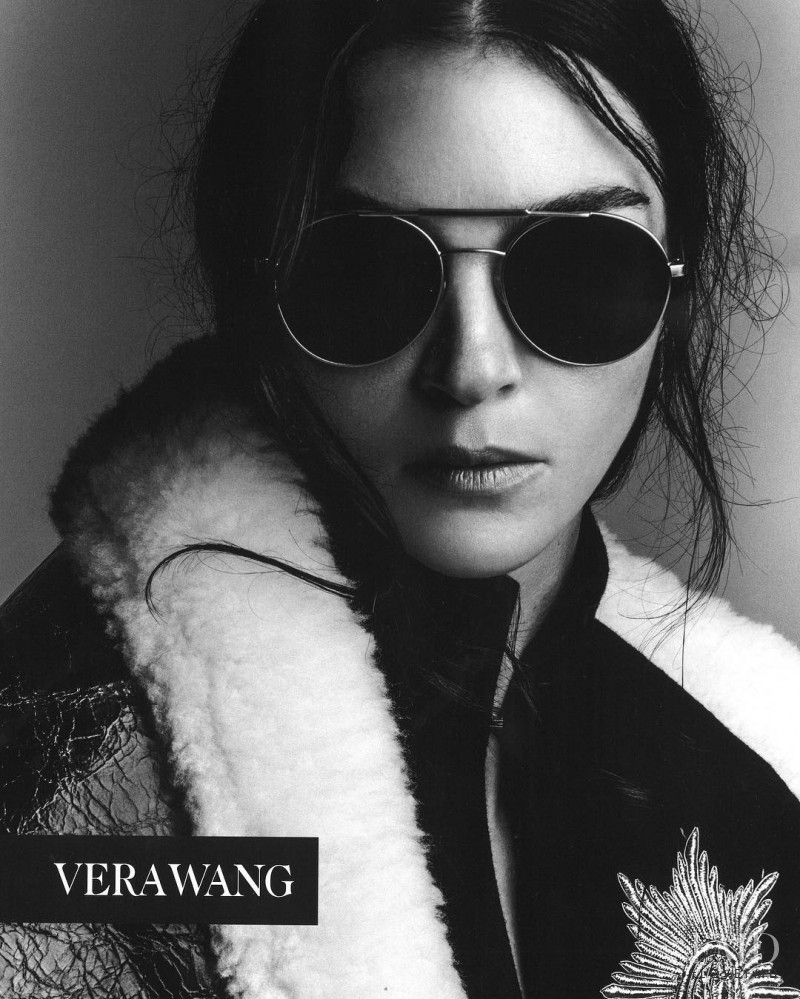 Mariacarla Boscono featured in  the Vera Wang advertisement for Autumn/Winter 2017