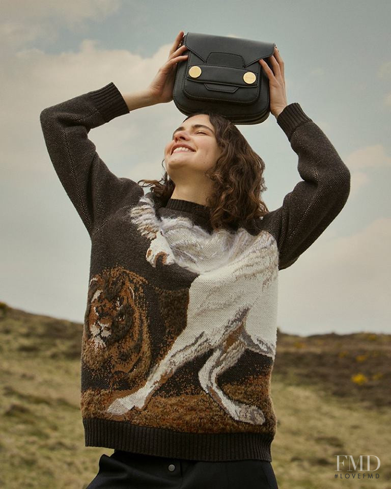 Iana Godnia featured in  the Stella McCartney advertisement for Autumn/Winter 2017