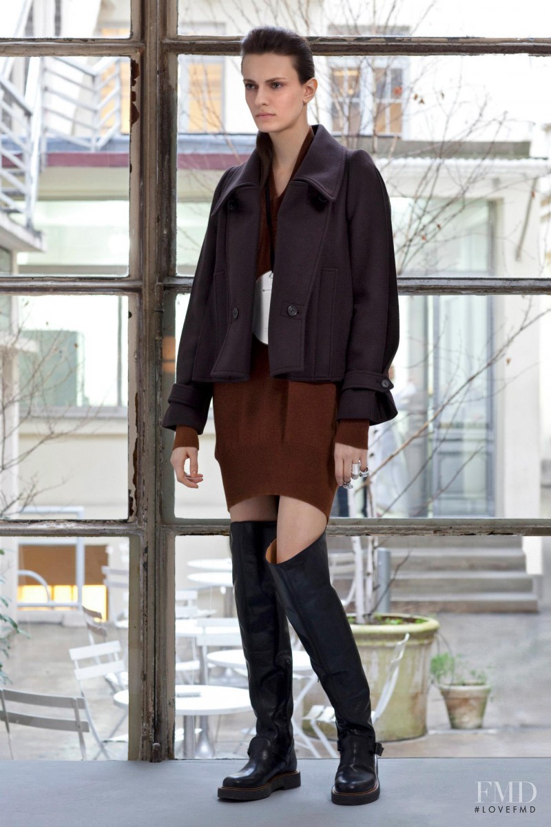 Erjona Ala featured in  the Maison Martin Margiela fashion show for Pre-Fall 2013