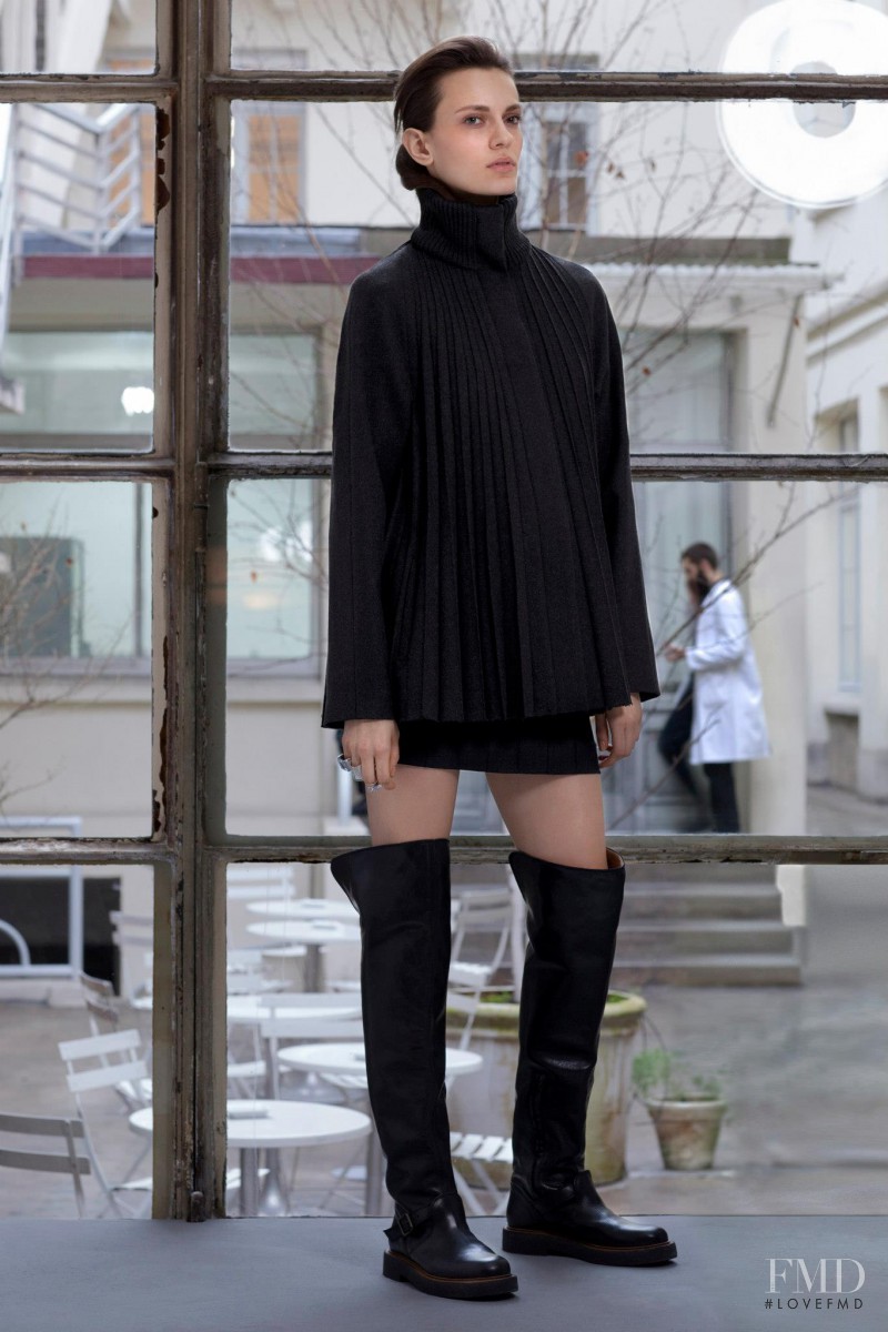 Erjona Ala featured in  the Maison Martin Margiela fashion show for Pre-Fall 2013