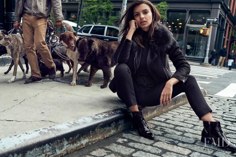 Emily Ratajkowski featured in  the DKNY advertisement for Autumn/Winter 2017