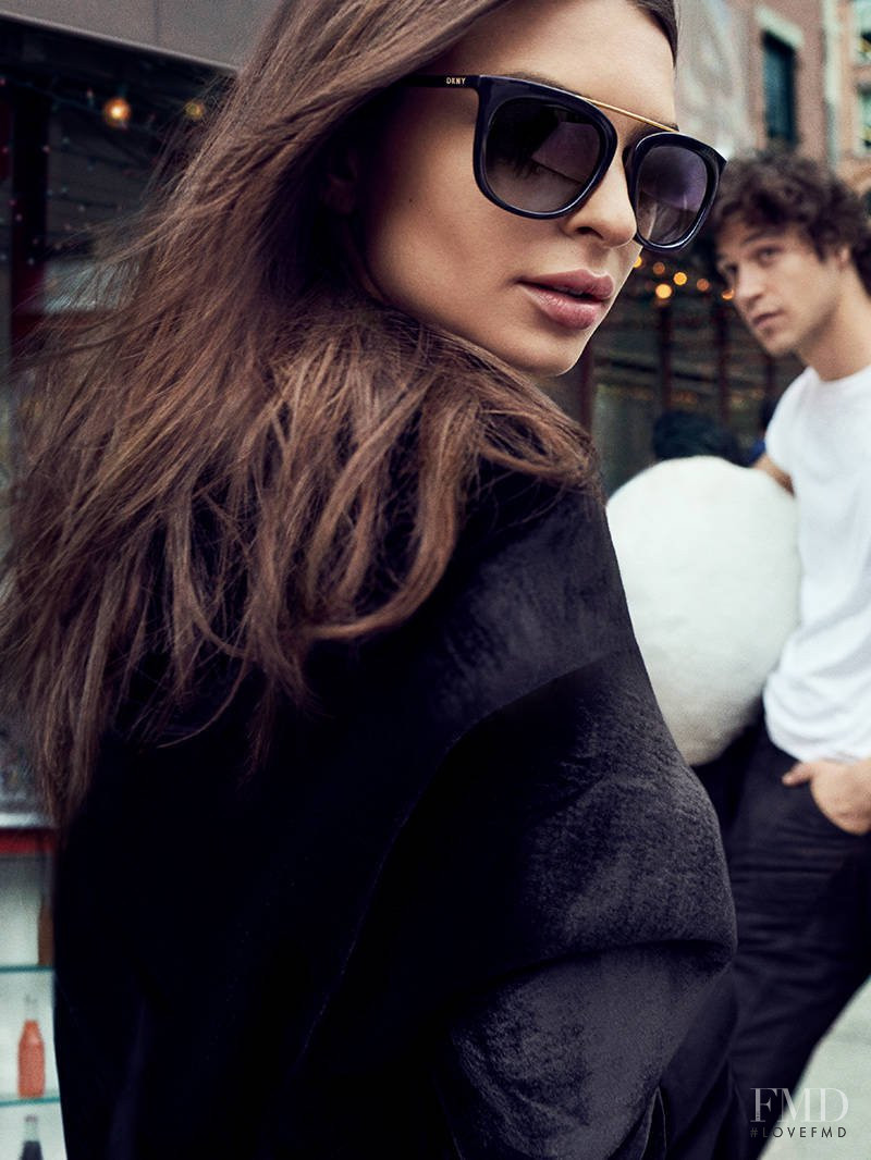 Emily Ratajkowski featured in  the DKNY advertisement for Autumn/Winter 2017