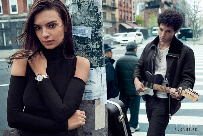 Emily Ratajkowski featured in  the DKNY advertisement for Autumn/Winter 2017