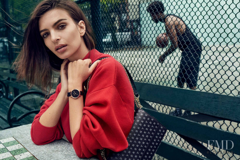 Emily Ratajkowski featured in  the DKNY advertisement for Autumn/Winter 2017