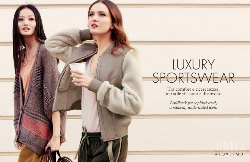 Nadine Ponce featured in  the Max&Co lookbook for Autumn/Winter 2012