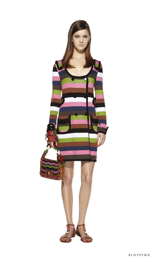 Nadine Ponce featured in  the M Missoni lookbook for Spring/Summer 2012