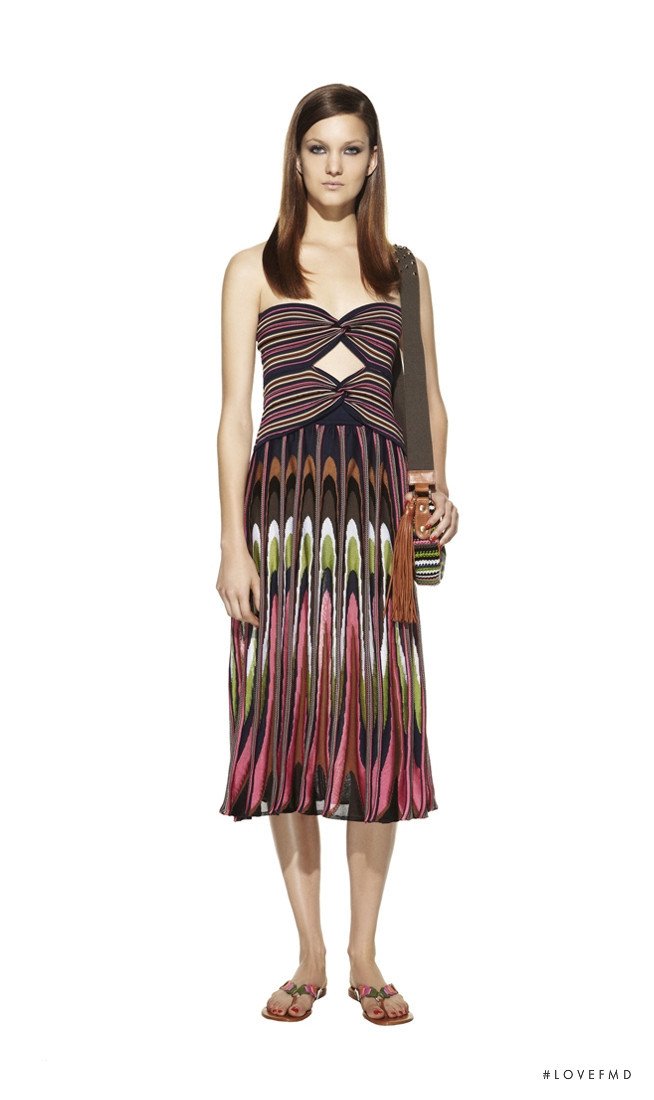 Nadine Ponce featured in  the M Missoni lookbook for Spring/Summer 2012