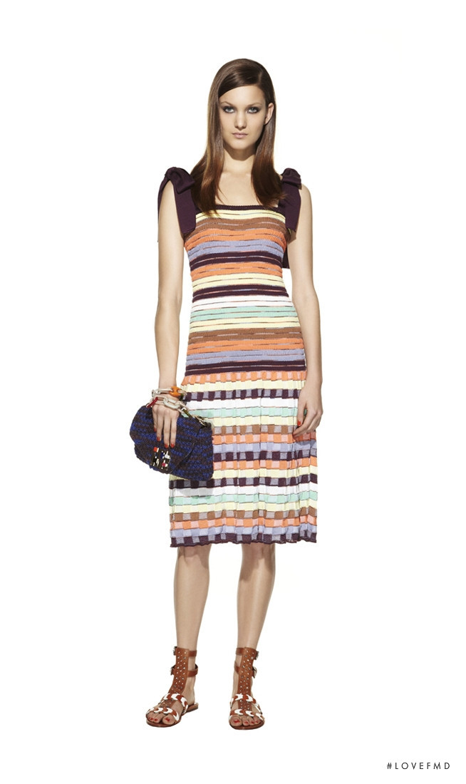 Nadine Ponce featured in  the M Missoni lookbook for Spring/Summer 2012