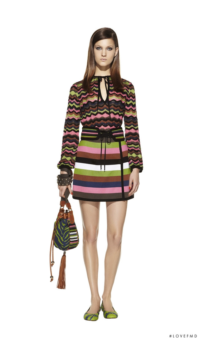 Nadine Ponce featured in  the M Missoni lookbook for Spring/Summer 2012