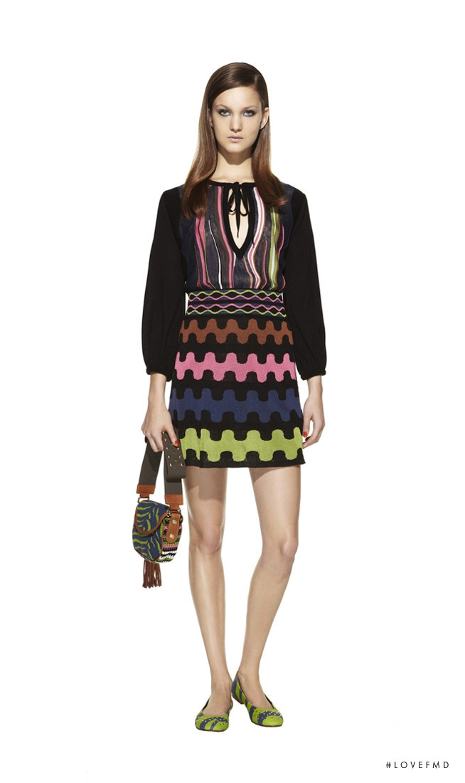 Nadine Ponce featured in  the M Missoni lookbook for Spring/Summer 2012