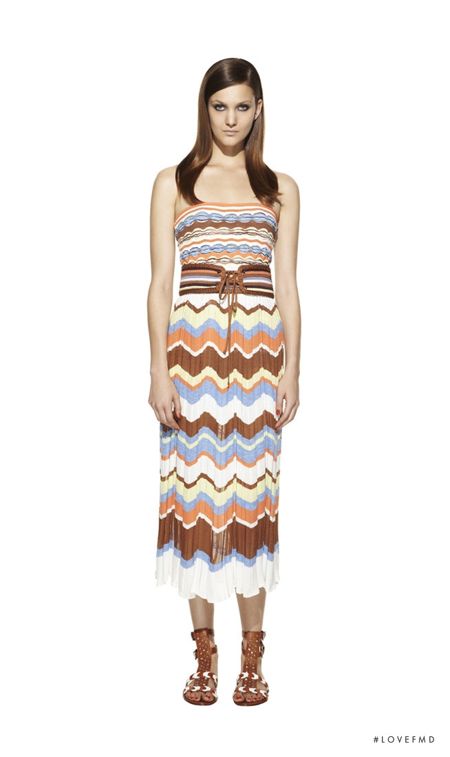 Nadine Ponce featured in  the M Missoni lookbook for Spring/Summer 2012