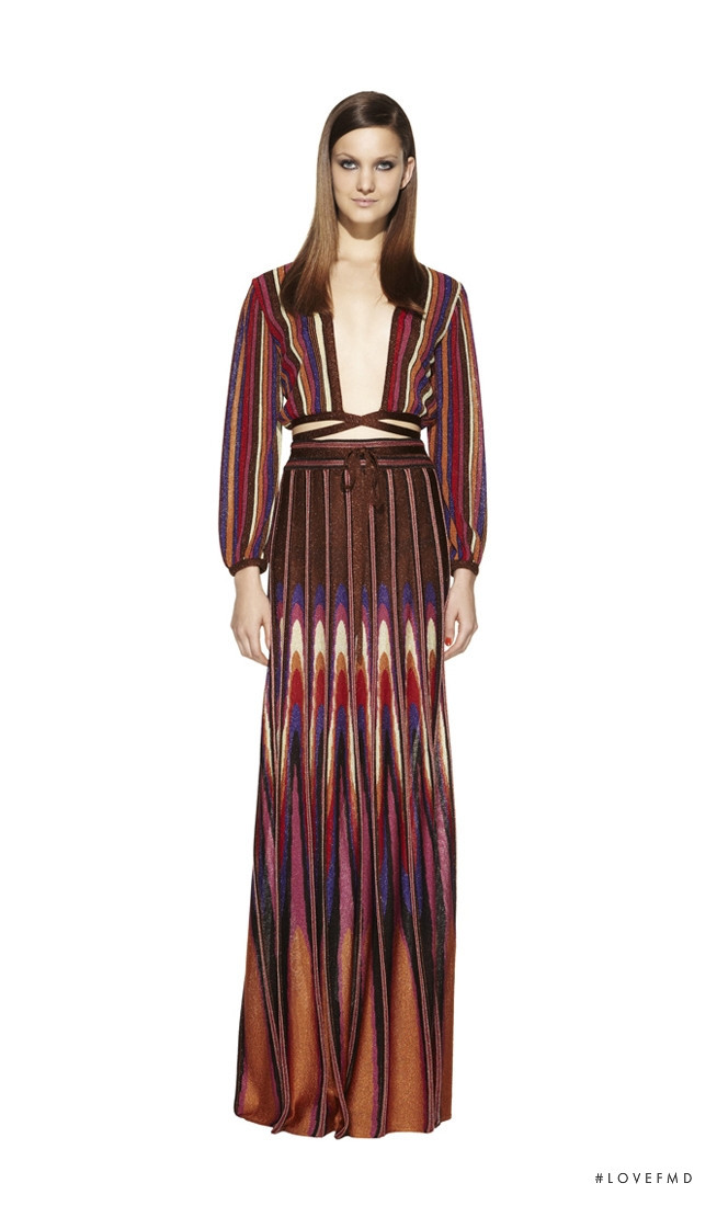 Nadine Ponce featured in  the M Missoni lookbook for Spring/Summer 2012