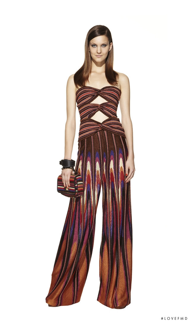 Nadine Ponce featured in  the M Missoni lookbook for Spring/Summer 2012