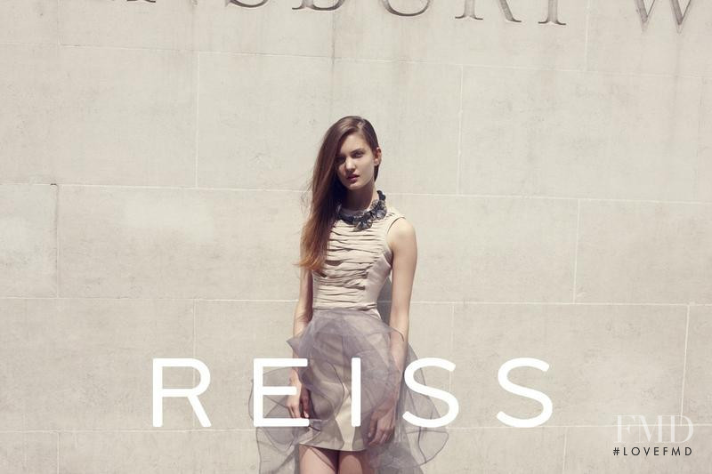 Nadine Ponce featured in  the Reiss advertisement for Autumn/Winter 2012