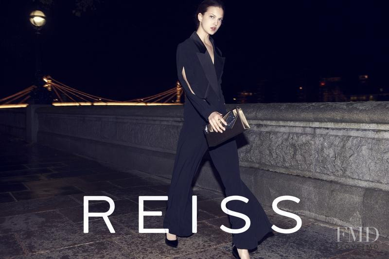 Nadine Ponce featured in  the Reiss advertisement for Autumn/Winter 2012