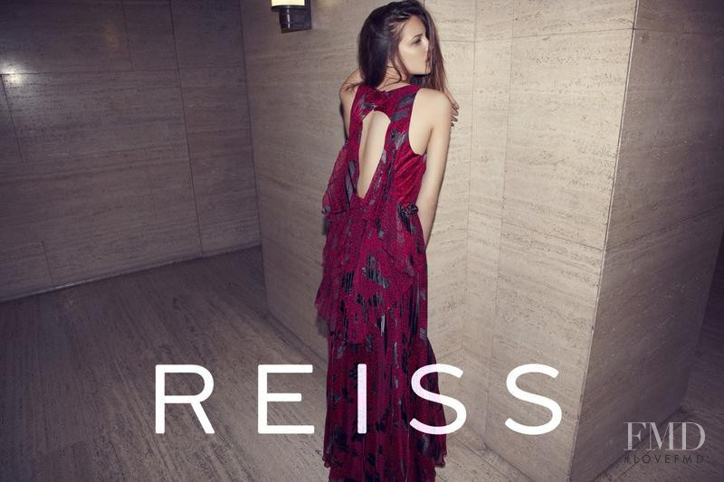 Nadine Ponce featured in  the Reiss advertisement for Autumn/Winter 2012
