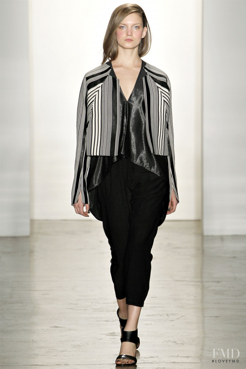 Nadine Ponce featured in  the Zero + Maria Cornejo fashion show for Autumn/Winter 2012